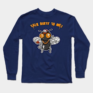 Funny Cute Hiphop Urban Dirty Fly Meme Long Sleeve T-Shirt